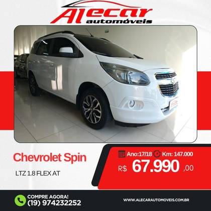CHEVROLET SPIN 1.8 LTZ 8V FLEX 4P AUTOMÁTICO